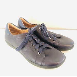 Comfortiva Align Sneakers Blue Leather Comfort Size 8 N